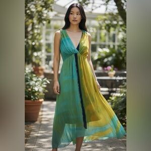 VIVIENNE TAM SUMMER HIGH LOW DRESS 3